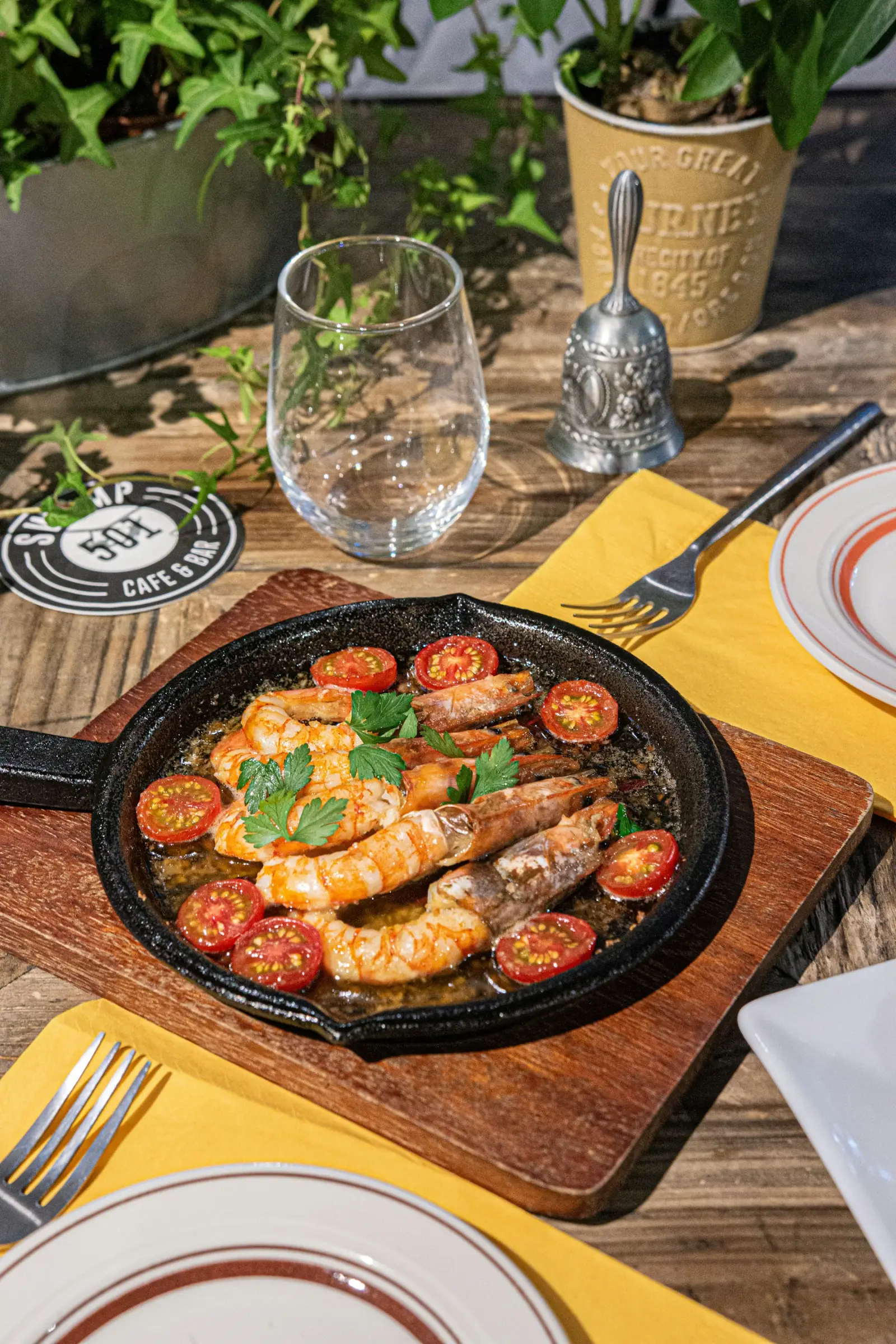 Gambas al ajillo en sartén (foto ilustrativa)